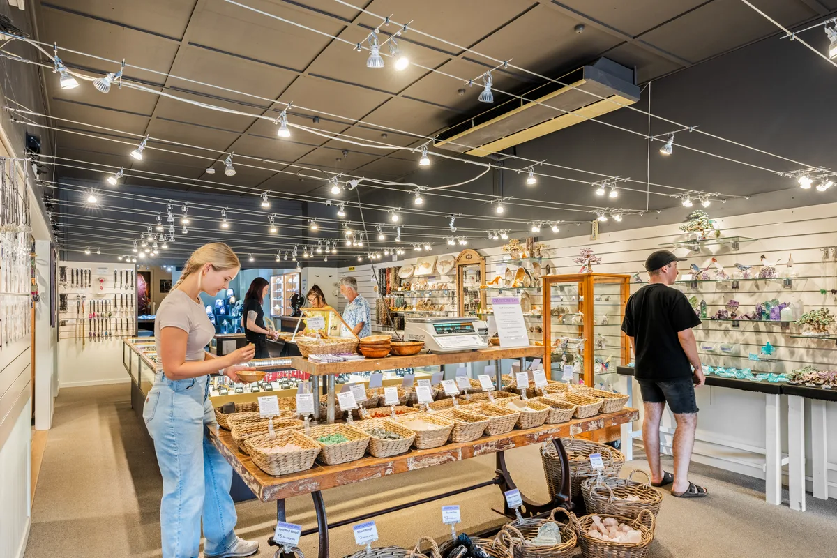 Inside the Fascinating Facets gift shop