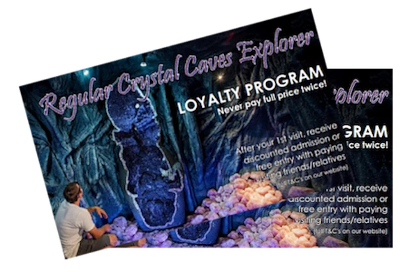 The Crystal Club loyalty card