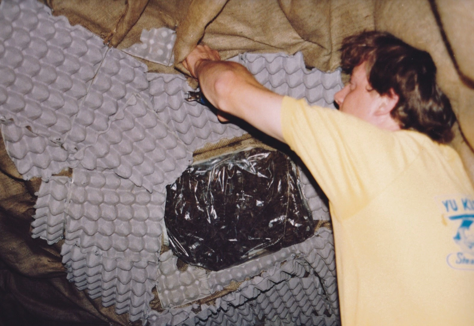 Building the first cave in 1987
