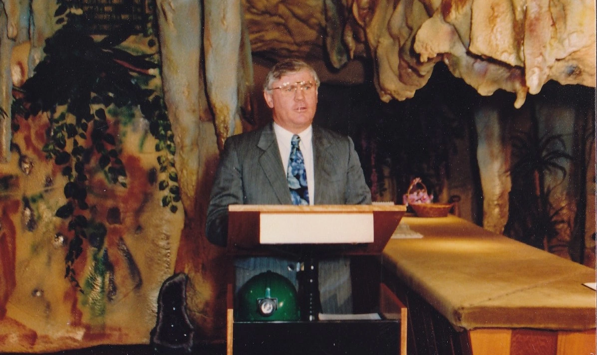 The official opening of The Crystal Caves, July 1992