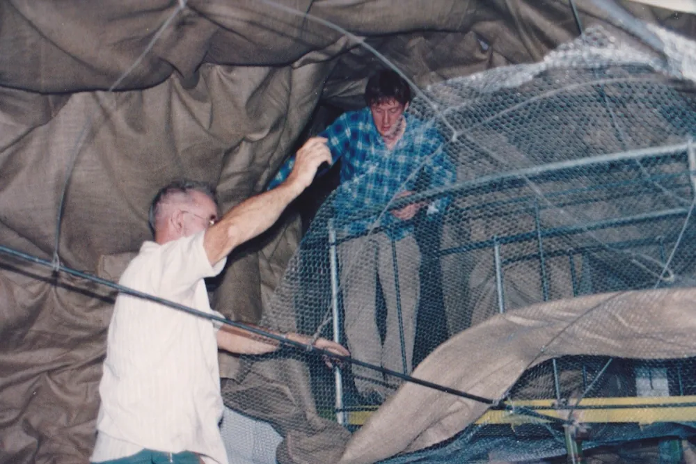 Building the Crystal Caves through the years