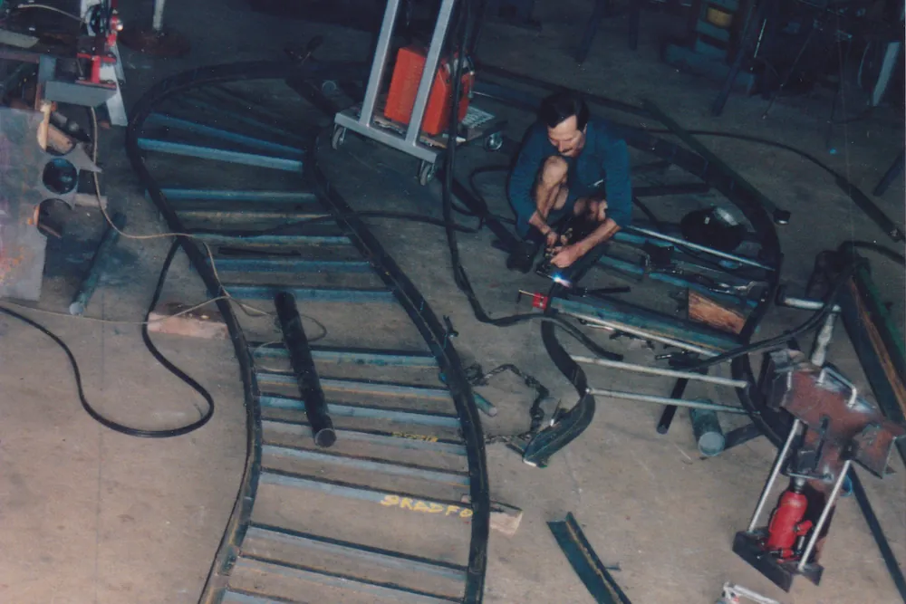 Building the Crystal Caves through the years